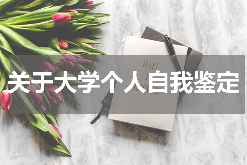 关于大学个人自我鉴定