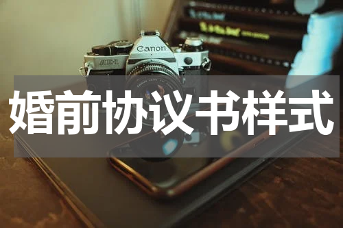 婚前协议书样式