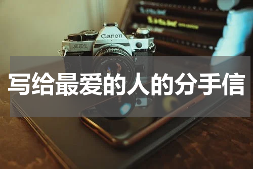 写给最爱的人的分手信