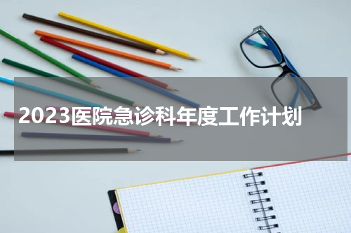 2023医院急诊科年度工作计划