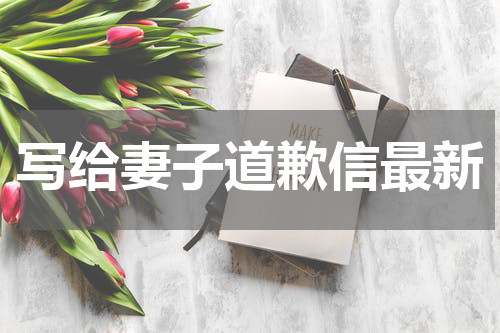 写给妻子道歉信最新