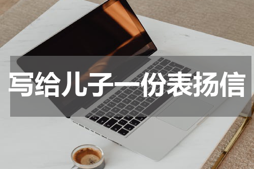 写给儿子一份表扬信