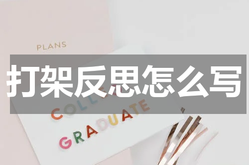打架反思怎么写