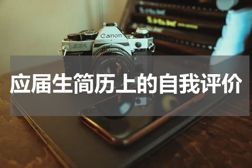 应届生简历上的自我评价