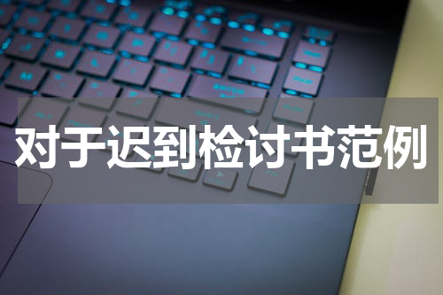 对于迟到检讨书范例