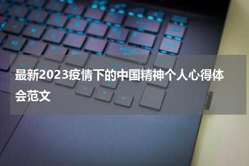 最新2023疫情下的中国精神个人心得体会范文