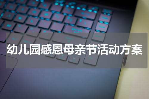 幼儿园感恩母亲节活动方案