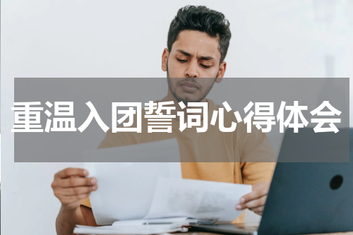 重温入团誓词心得体会