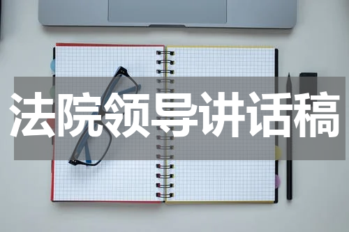 法院领导讲话稿