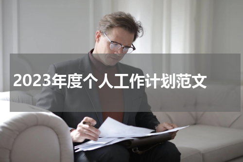 2023年度个人工作计划范文