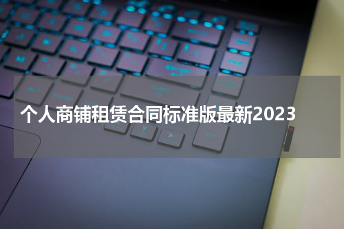 个人商铺租赁合同标准版最新2023