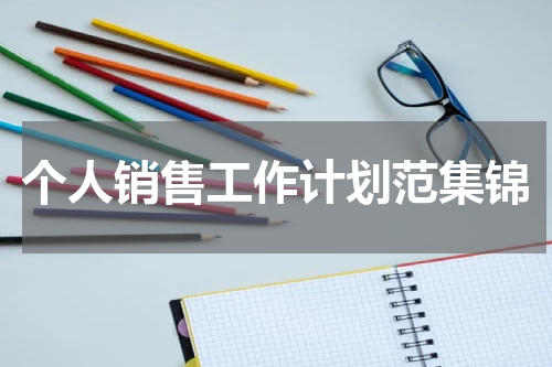 个人销售工作计划范集锦