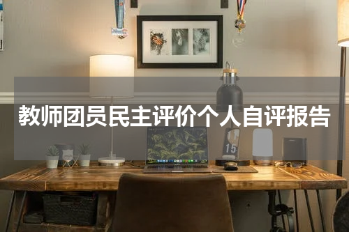 教师团员民主评价个人自评报告