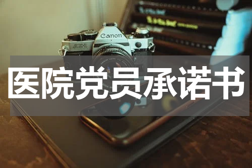 医院党员承诺书