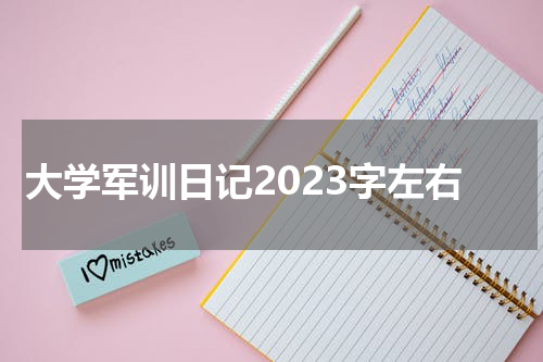 大学军训日记2023字左右