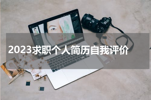 2023求职个人简历自我评价