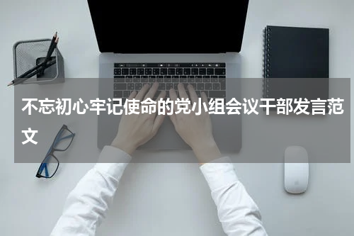 不忘初心牢记使命的党小组会议干部发言范文