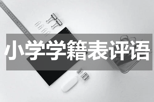 小学学籍表评语