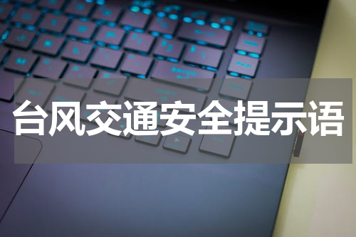 台风交通安全提示语