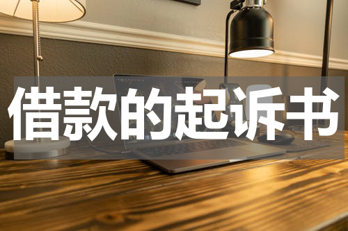 借款的起诉书