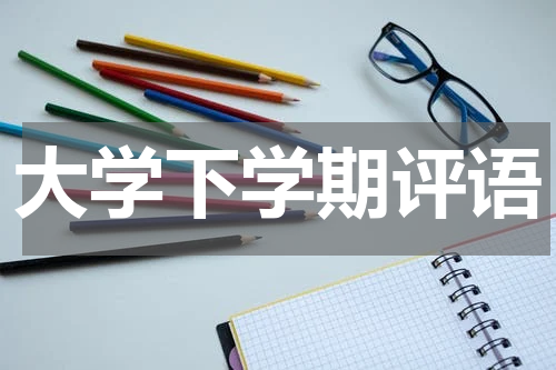 大学下学期评语