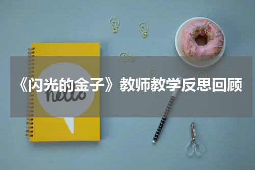 《闪光的金子》教师教学反思回顾