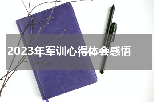 2023年军训心得体会感悟