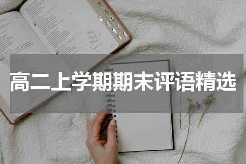 高二上学期期末评语精选