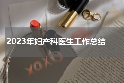 2023年妇产科医生工作总结