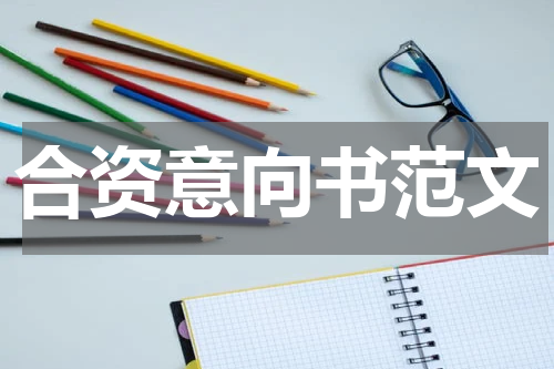 合资意向书范文