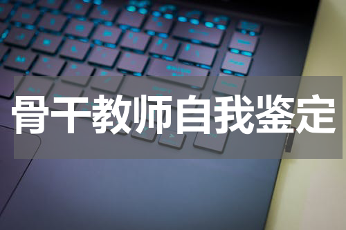 骨干教师自我鉴定
