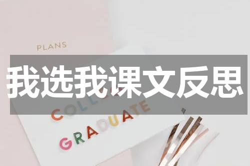 我选我课文反思
