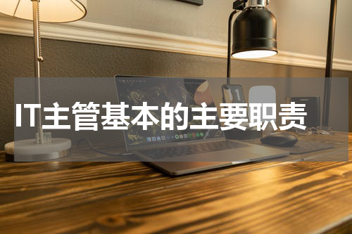IT主管基本的主要职责