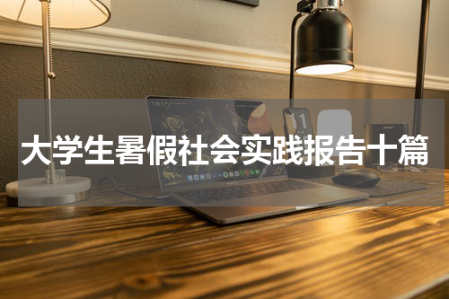 大学生暑假社会实践报告十篇