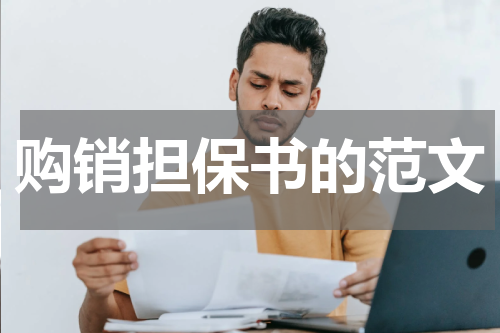 购销担保书的范文