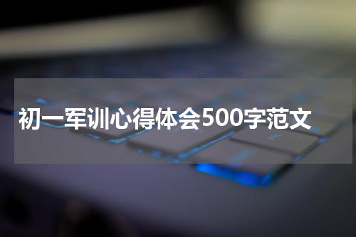 初一军训心得体会500字范文