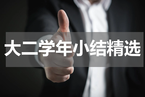 大二学年小结精选