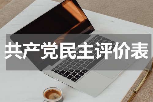 共产党民主评价表