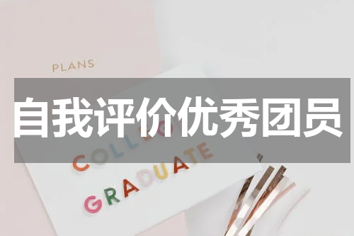 自我评价优秀团员