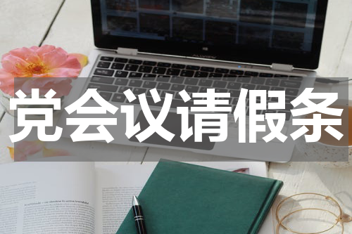 党会议请假条