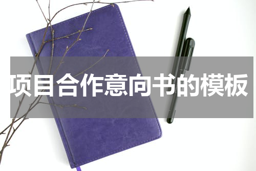 项目合作意向书的模板