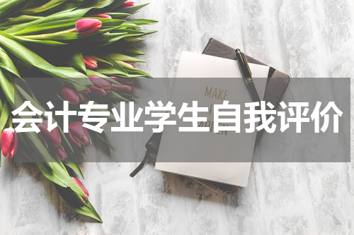 会计专业学生自我评价