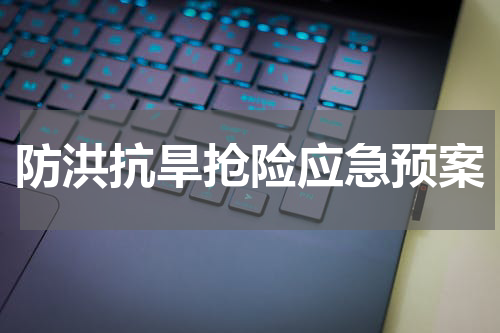 防洪抗旱抢险应急预案