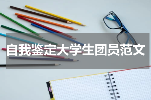 自我鉴定大学生团员范文