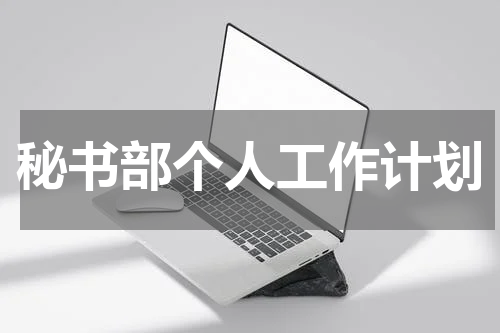 秘书部个人工作计划