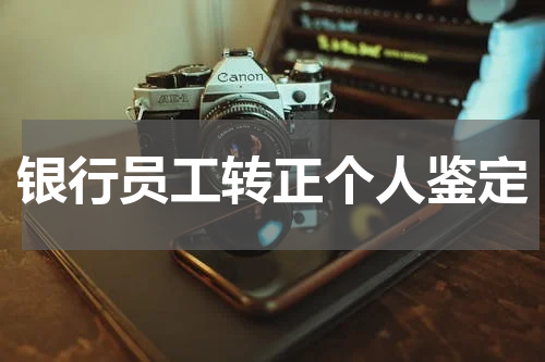 银行员工转正个人鉴定