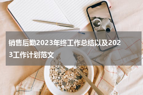 销售后勤2023年终工作总结以及2023工作计划范文