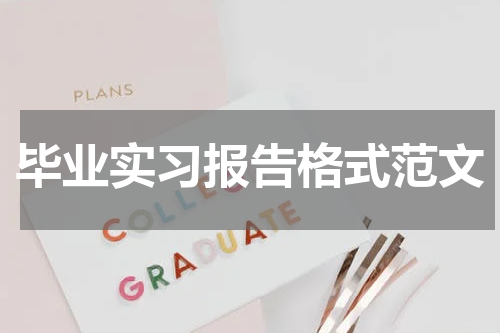 毕业实习报告格式范文