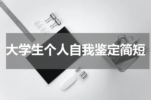 大学生个人自我鉴定简短