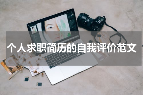 个人求职简历的自我评价范文